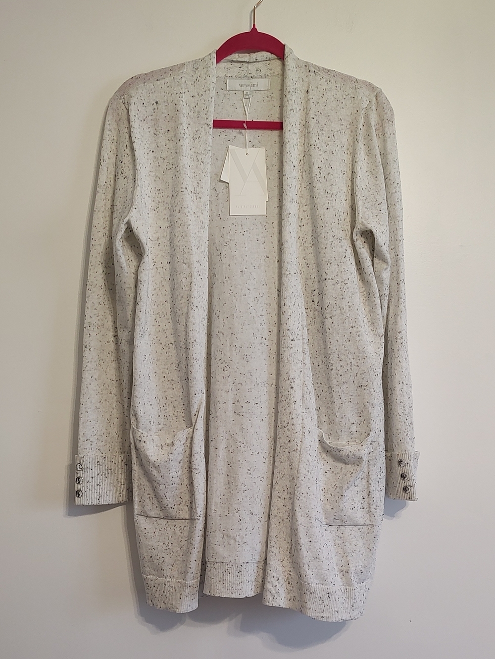 Verve Ami Speckled Knit Cardigan